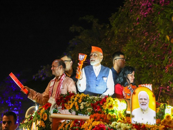 Prime Minister Narendra Modi during roadshow in Bhubaneswar (Photo/X/@narendramodi)