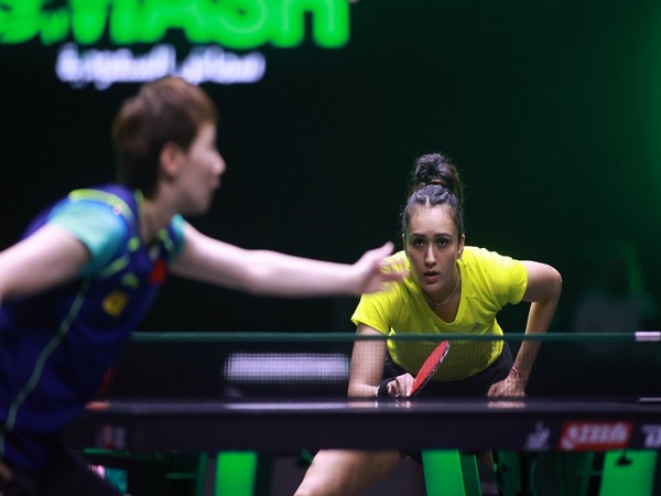 Manika Batra in action during Saudi Smash encounter in Turkey (Image: TTFI)
