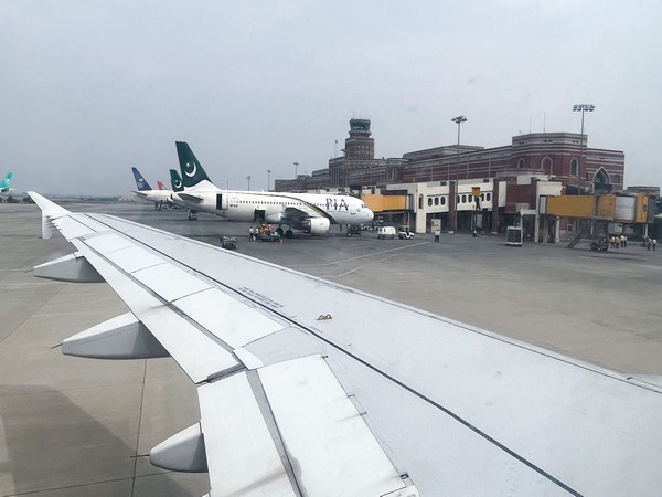 A view of the Allama Iqbal International Airport, seen from the window of an aeroplane in Lahore (Photo/Reuters )