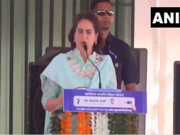 Congress General Secretary Priyanka Gandhi. (Photo/ANI)