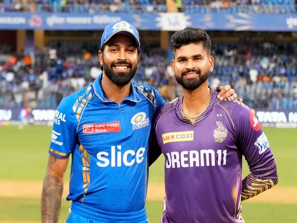 Hardik Pandya and Shreyas Iyer at toss. (Picture: IPL)