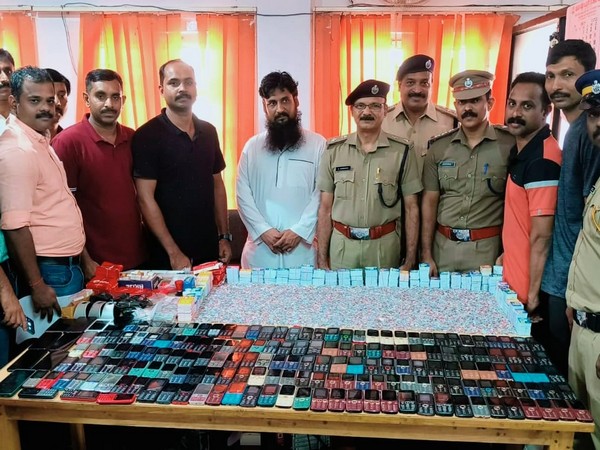 Cyber fraudster held by Malappuram police from Karnataka's Madikeri. (Photo/ANI)