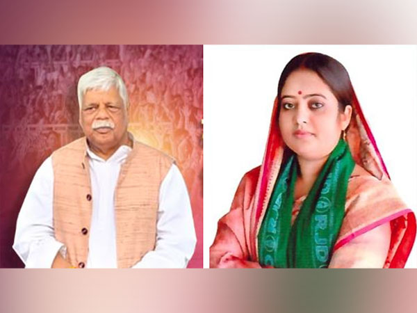BJP's Vishnu Dayal Ram and RJD's Mamta Bhuiyan (@vishnumppalamu/ECI)