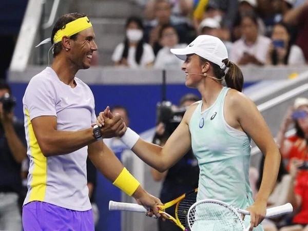 Rafael Nadal and Iga Swiatek (Photo: Iga Swiatek/ X)