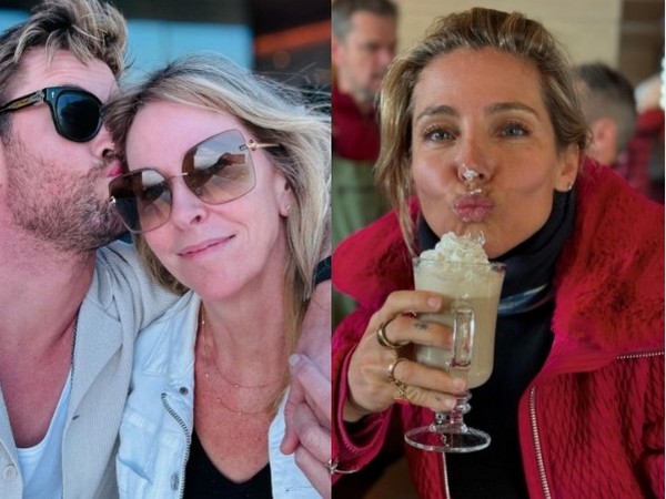 Chris Hemsworth with his mom, Elsa Pataky(Image source/Instagram)