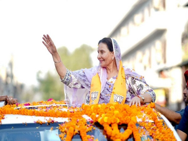 BJP candidate from Patiala Parneet Kaur.(Photo/@preneet_kaur)