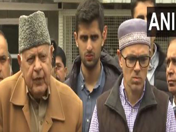 Farooq Abdullah and Omar Abdullah (Photo/ANI)