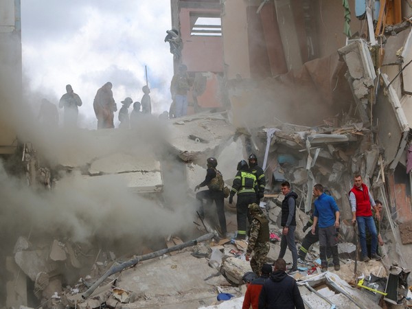 Aftermath of apartment block collapse in Belgorod (Photo/Reuters)