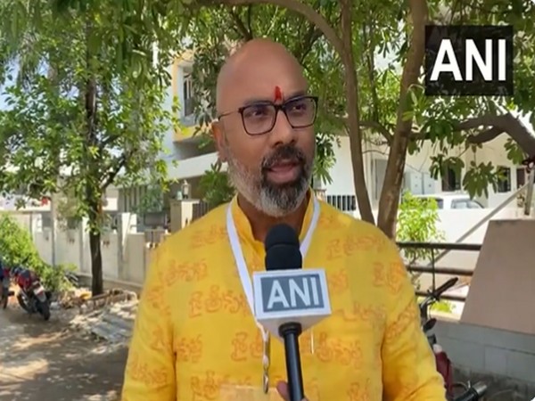 BJP MP and candidate from Nizamabad Lok Sabha constituency, Arvind Dharmapuri (Photo/ANI)