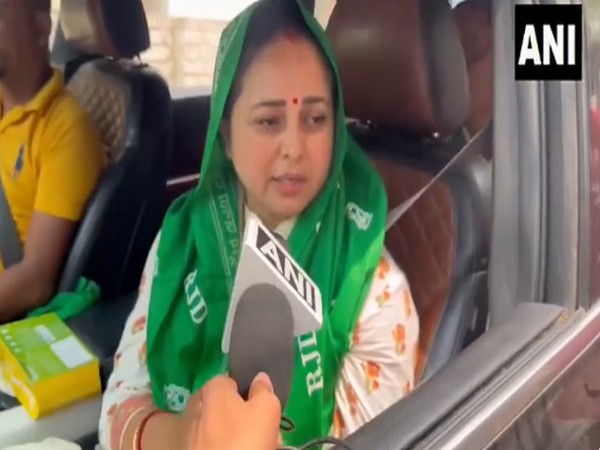 RJD candidate from Saran Lok Sabha seat, Rohini Acharya (Photo/ANI)