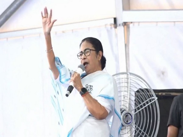 West Bengal CM Mamata Banerjee at Bangaon (Photo/ANI)