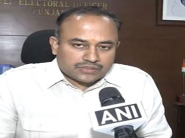 Chief Electoral Officer of Punjab, Sibin C (Photo/ANI)