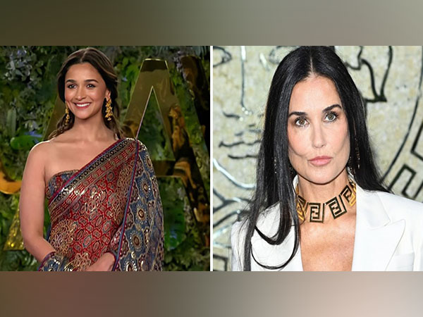Actors Alia Bhatt and Demi Moore (Image source: X)