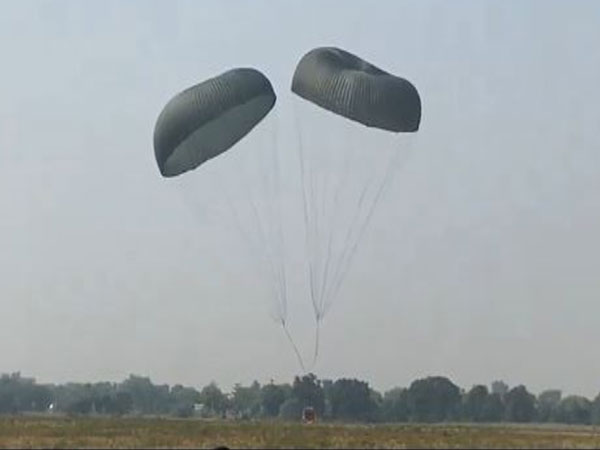 IAF tested BHISHM portable cubes at Agra for airdrop from the aircraft (Photo/HLL Lifecare)