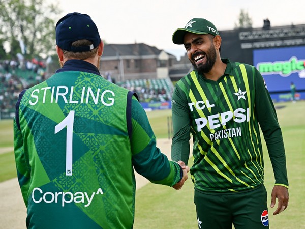 Paul Stirling and Babar Azam (Photo: Cricket Ireland/X)