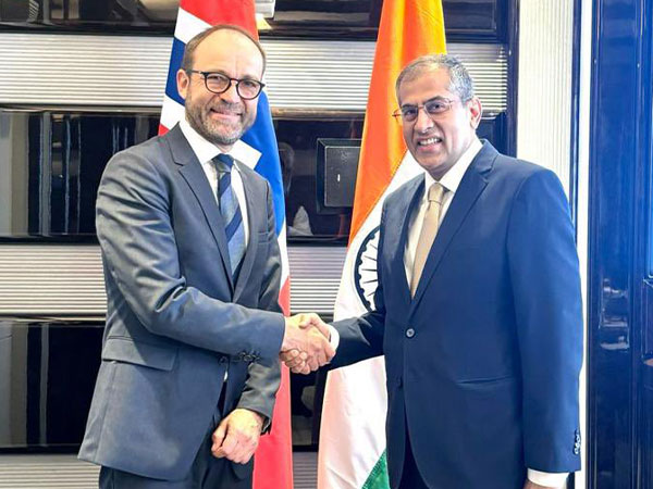 Secretary (West), MEA, Pavan Kapoor (right) and Torgeir Larsen, Secretary General, Ministry of Foreign Affairs of Norway. (Photo: X//MEA)