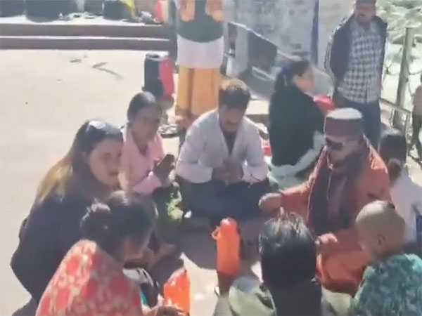 Devotees at the Kedarnath Temple (Photo/ANI) 