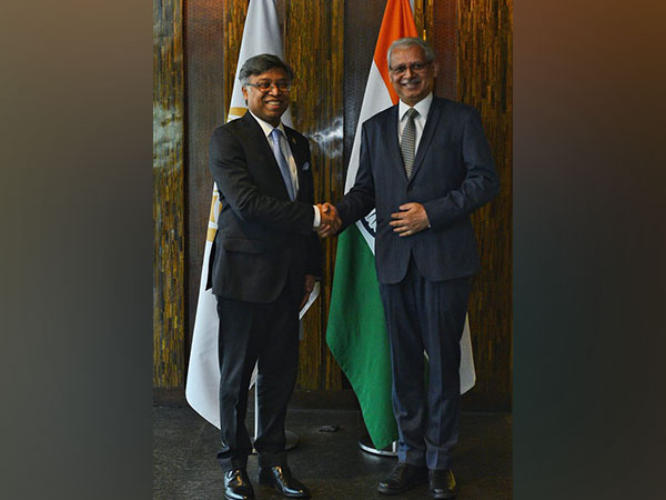 SAARC Secretary-General Golam Sarwar (left), Ministry of External Affairs Secretary (East) Jaideep Mazumdar (Image Credit: X/@MEA)