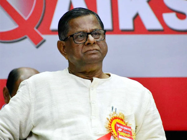 Pabitra Kar, the state secretary of AIKS Tripura (Photo/ANI)