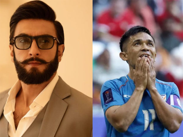 Ranveer Singh, Sunil Chhetri (Image source: Instagram)