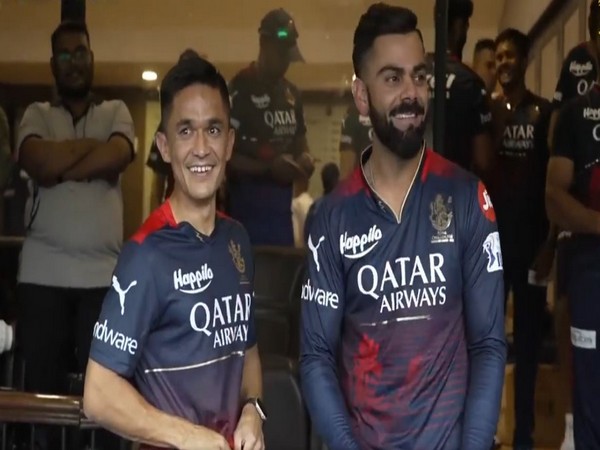 Sunil Chhetri and Virat Kohli (Photo: RCB)