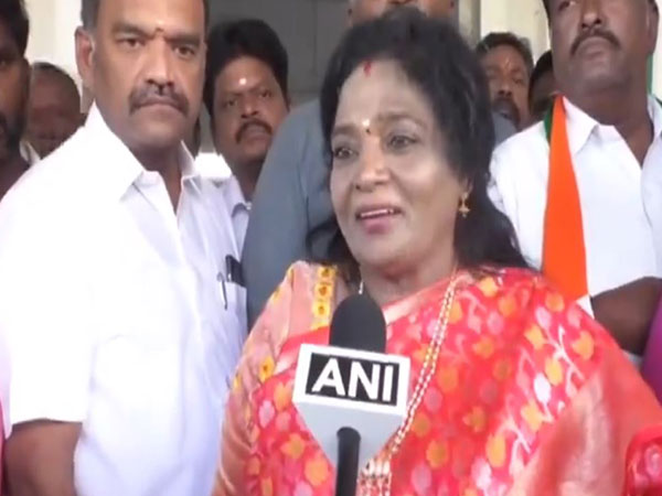 BJP leader and candidate Tamilisai Soundararajan (Image/ANI)