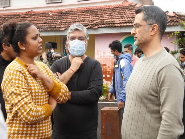 Pic from the sets of Avni Ki Kismat (Image source: film's team)