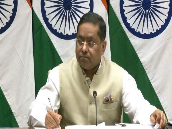 MEA official spokesperson Randhir Jaiswal (Photo/ANI)