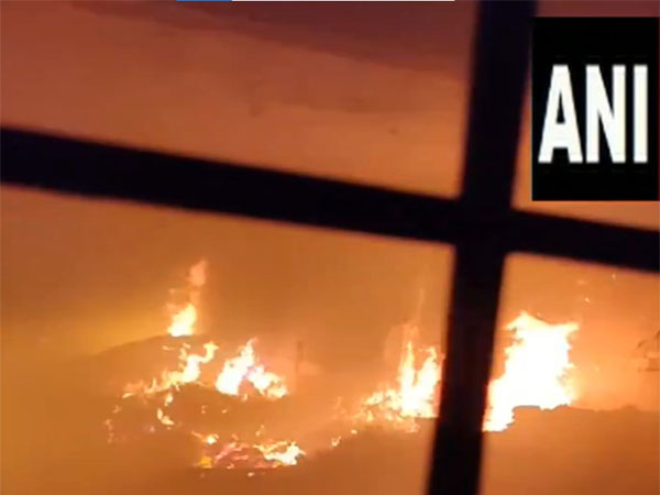Fire breaks out at a factory in Delhi's Kirti Nagar