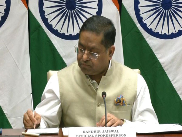 Ministry of External Affairs official spokesperson Randhir Jaiswal (Photo/ANI)