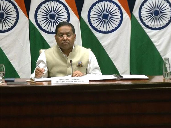 Ministry of External Affairs official spokesperson Randhir Jaiswal (Photo/ANI)