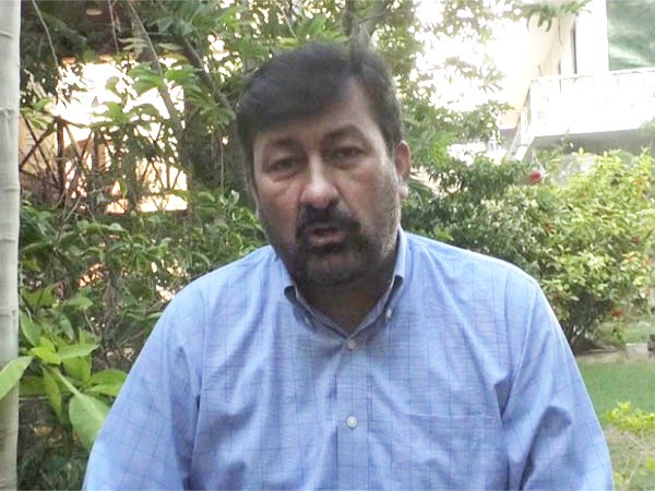 A Pakistani journalist, Mujahid Hussain (Photo/ANI)