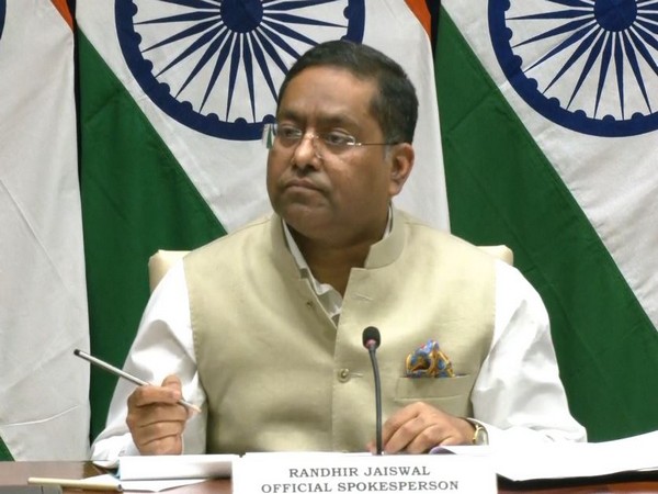 MEA official spokesperson Randhir Jaiswal (Photo/ANI)