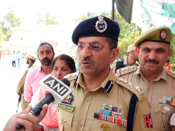 Senior Superintendent of Police (SSP), Udhampur, Joginder Singh (Image/ANI)