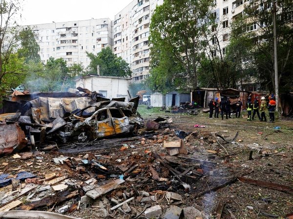 Aftermath of a Russian missile strike in Kharkiv (File Photo/Reuters)