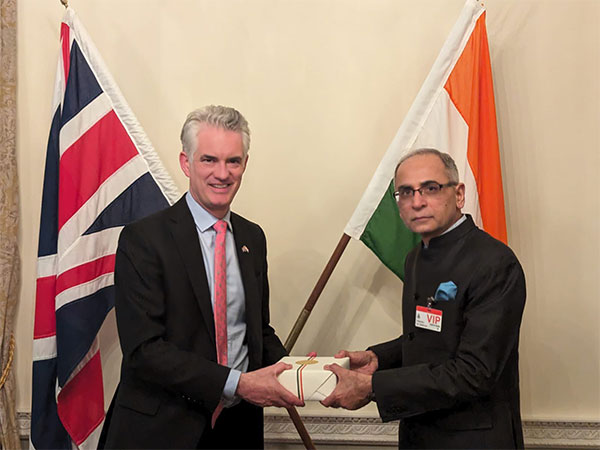 Foreign Secretary Vinay Kwatra with UK Minister of State for Defence Procurement James Cartlidge (Photo/X@MEAIndia)