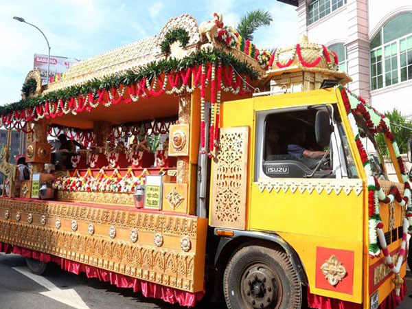 Rath Yatra of Holy Saryu water flagged off for Seetha Amman Temple Kumbhabhishekam in Sri Lanka (Photo/X@IndiainSL)