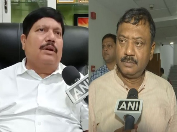 BJP MP Arjun Singh and TMC candidate Partha Bhowmick. (Photo/ANI)