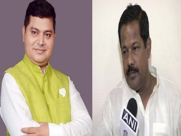 BJP candidate Raj Bhushan Choudhary and Congress candidate Ajay Nishad. (Photo/ANI)