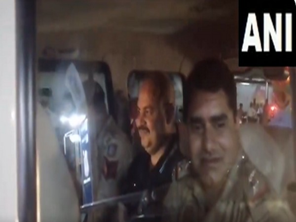 Visual of Bibhav Kumar taken to hospital. (Photo/ANI)