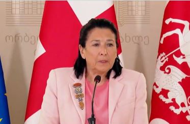 Georgian President Salome Zourabichvili (Photo/X @Zourabichvili_S)