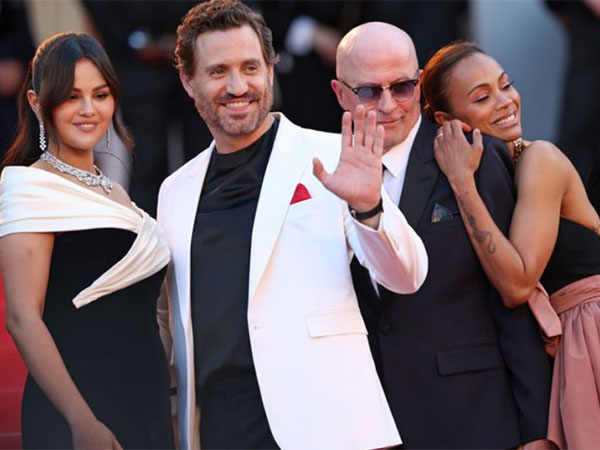 Selena Gomez, Edgar Ramirez, Jacques Audiard, Zoe Saldana at Cannes 2024 (Image source: Instagram)
