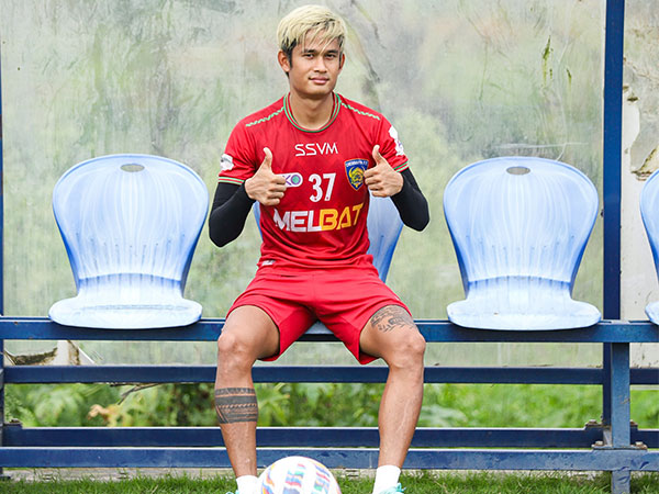 Chennaiyin FC's Jiteshwor Singh during team's training session ahead of ISL 2023-24 (Image: Chennaiyin FC media)