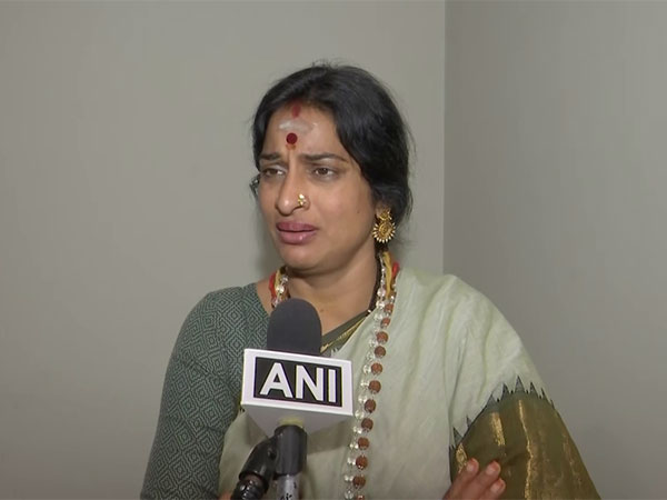 BJP candidate Madhavi Latha. (Photo/ANI)