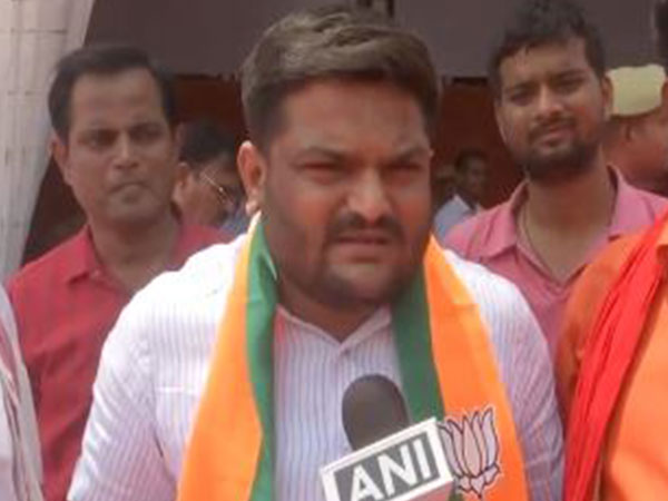 BJP leader Hardik Patel. (Photo/ANI)