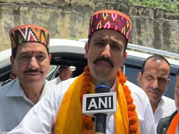 Congress Mandi candidate Vikramaditya Singh. (Photo/ANI)