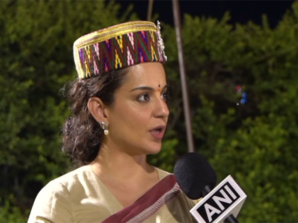 BJP Mandi candidate Kangana Ranaut. (Photo/ANI)