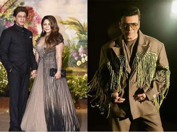 Shah Rukh Khan, Gauri Khan, Karan Johar (Image source/Instagram) 