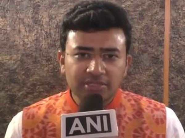 Bharatiya Janata Yuva Morcha President Tejasvi Surya (Photo/ANI)