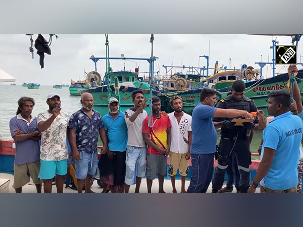 Indian Coast Guard arrests 7 Sri Lankan fishermen (Photo/ANI)